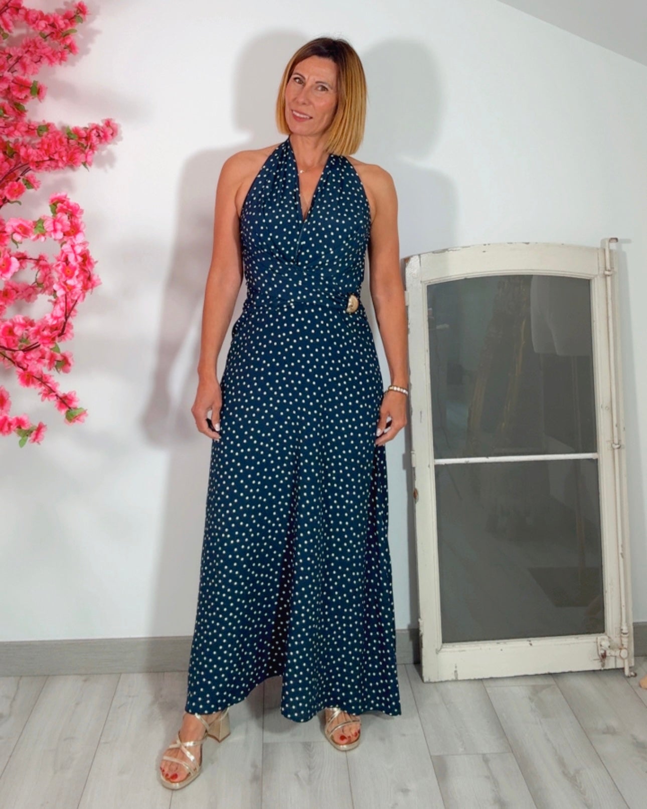 Vestido lunares
