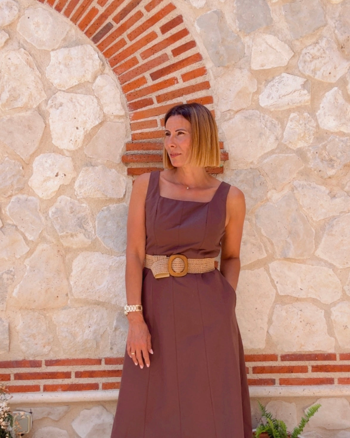 Vestido Amelie chocolate