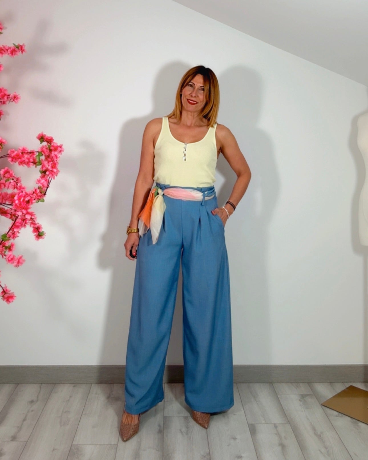 Pantalon Amapola azul