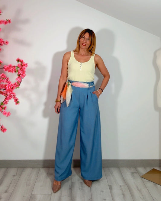 Pantalon Amapola azul