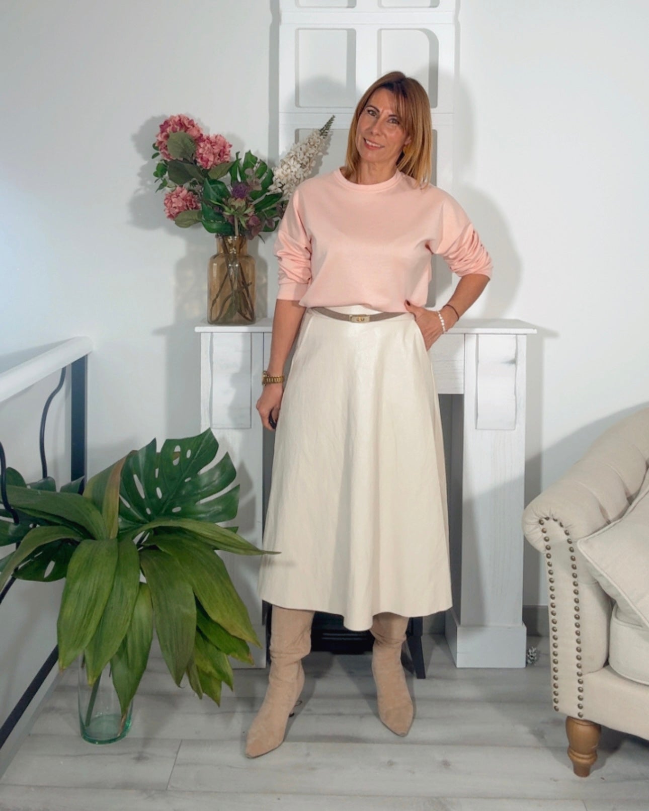 Falda polipiel hielo