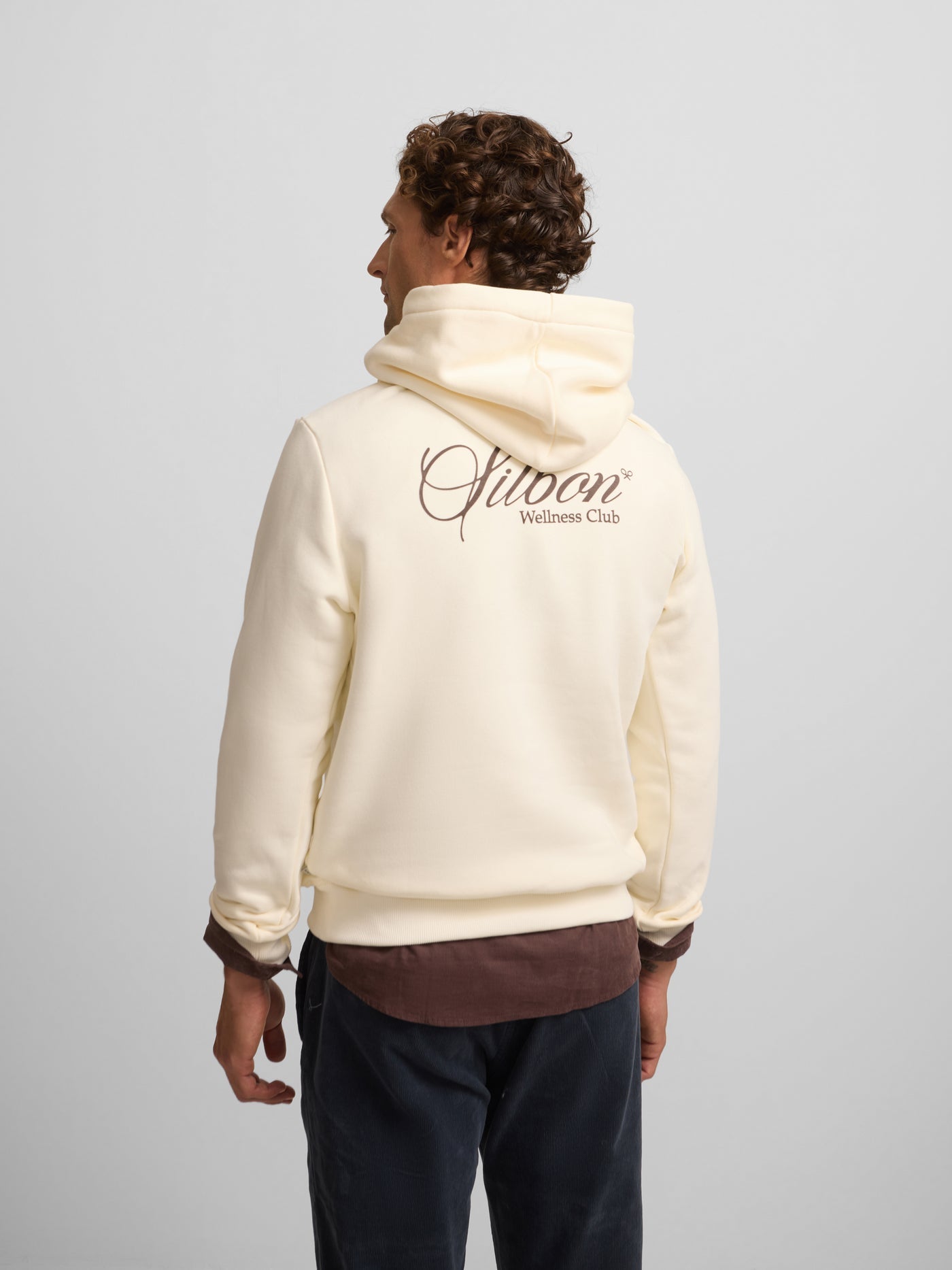 Sudadera Silbon hoodie crema