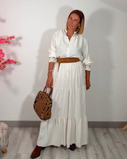 Camisa Vanessa beige