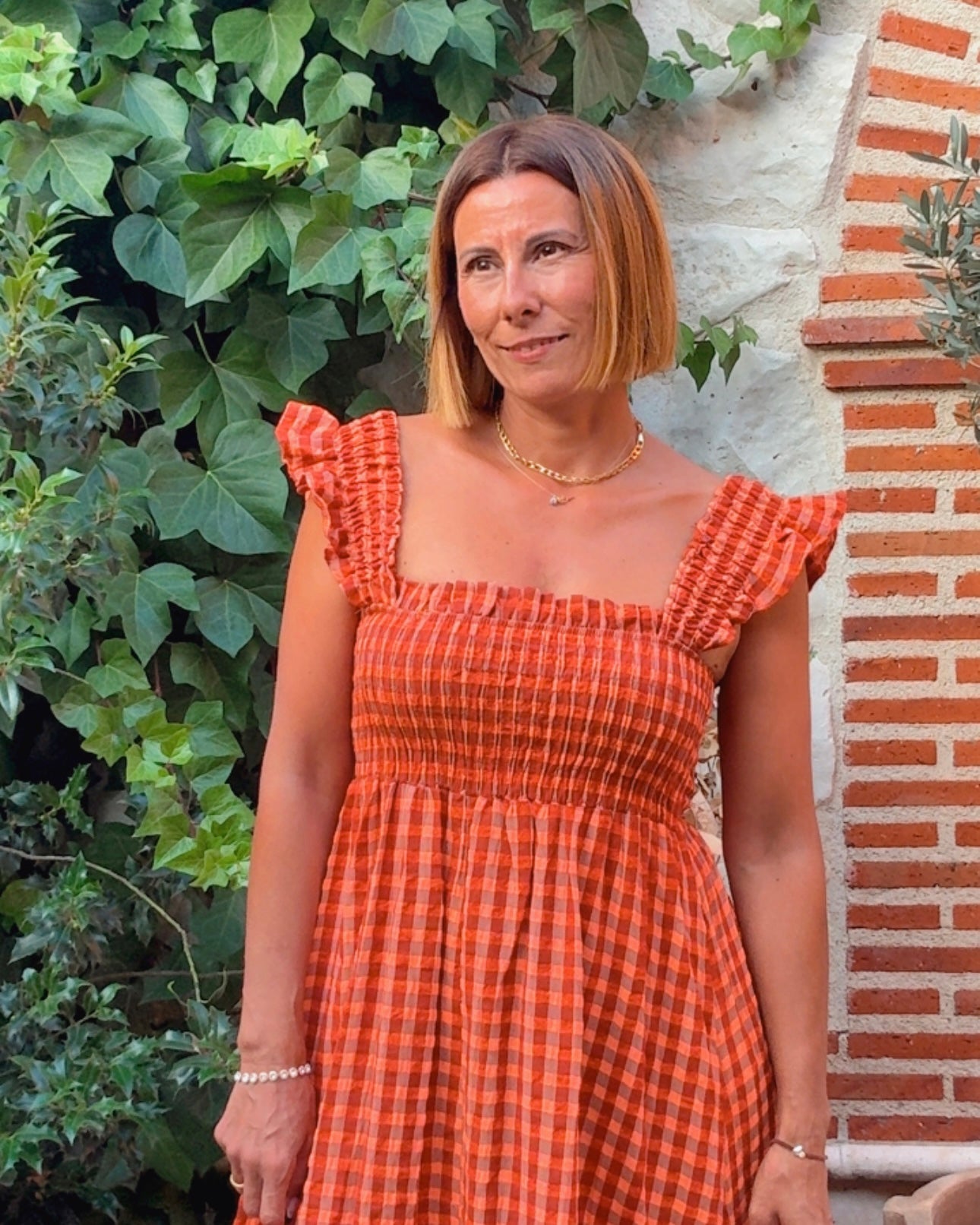 Vestido Vichy Fluor