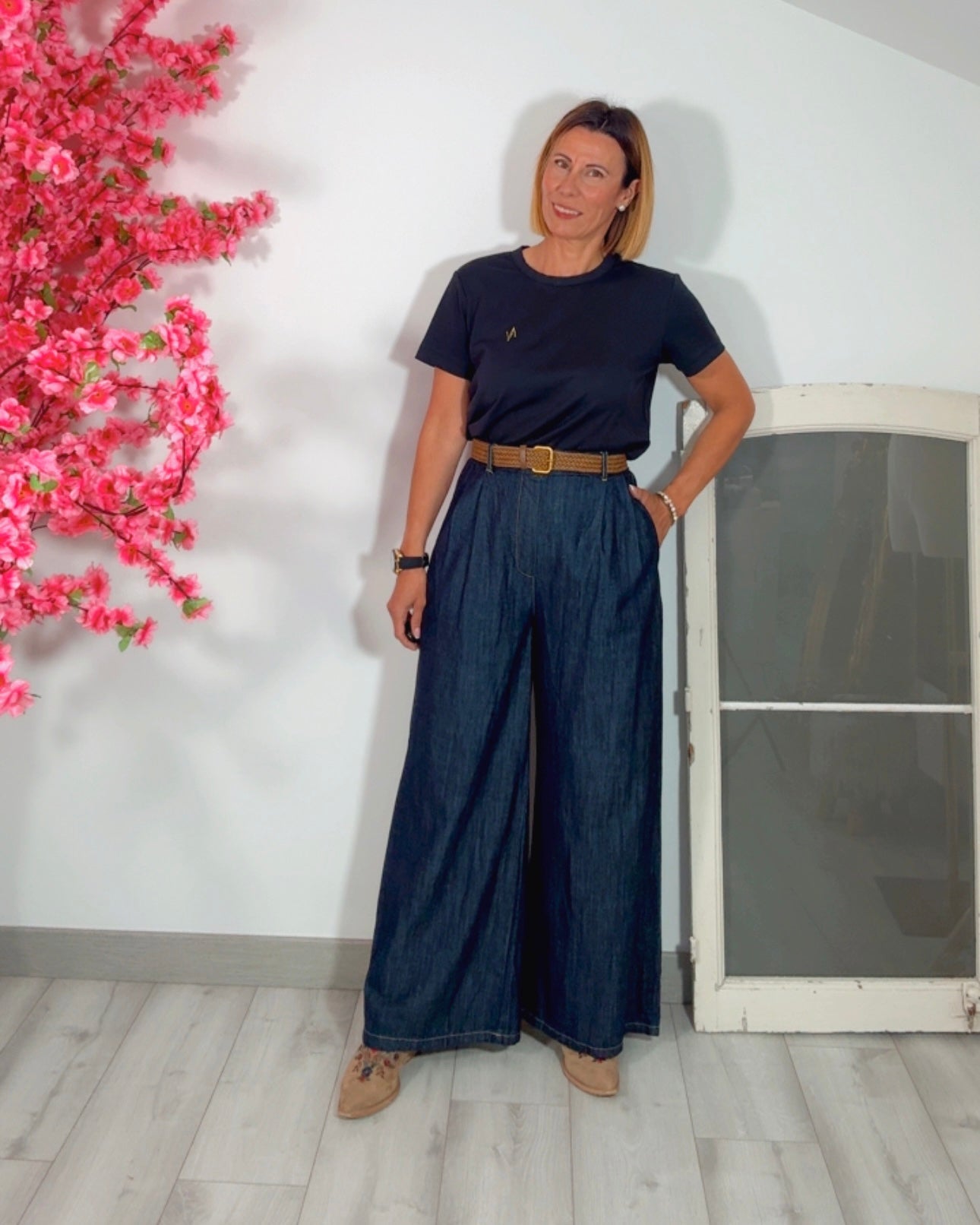 Pantalon Paola con cinturon
