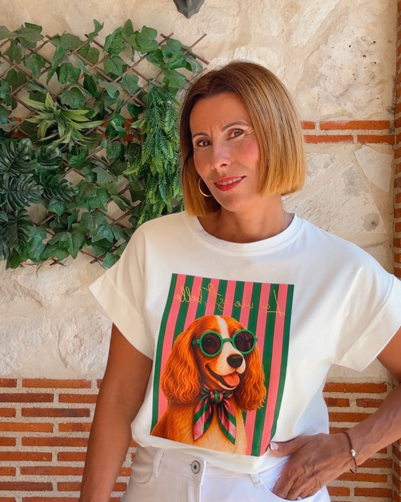 Camiseta Dama rayas