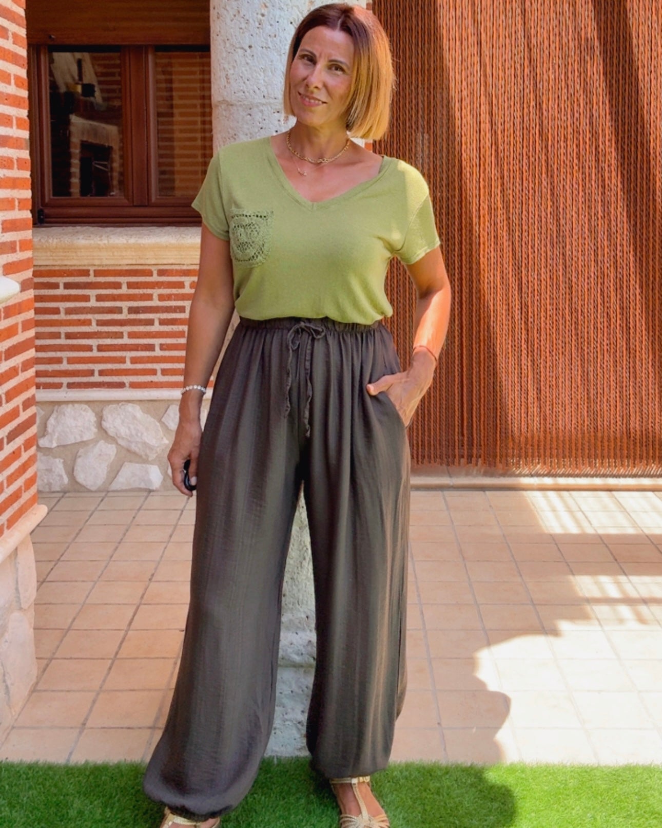 Pantalon bombacho Catalina