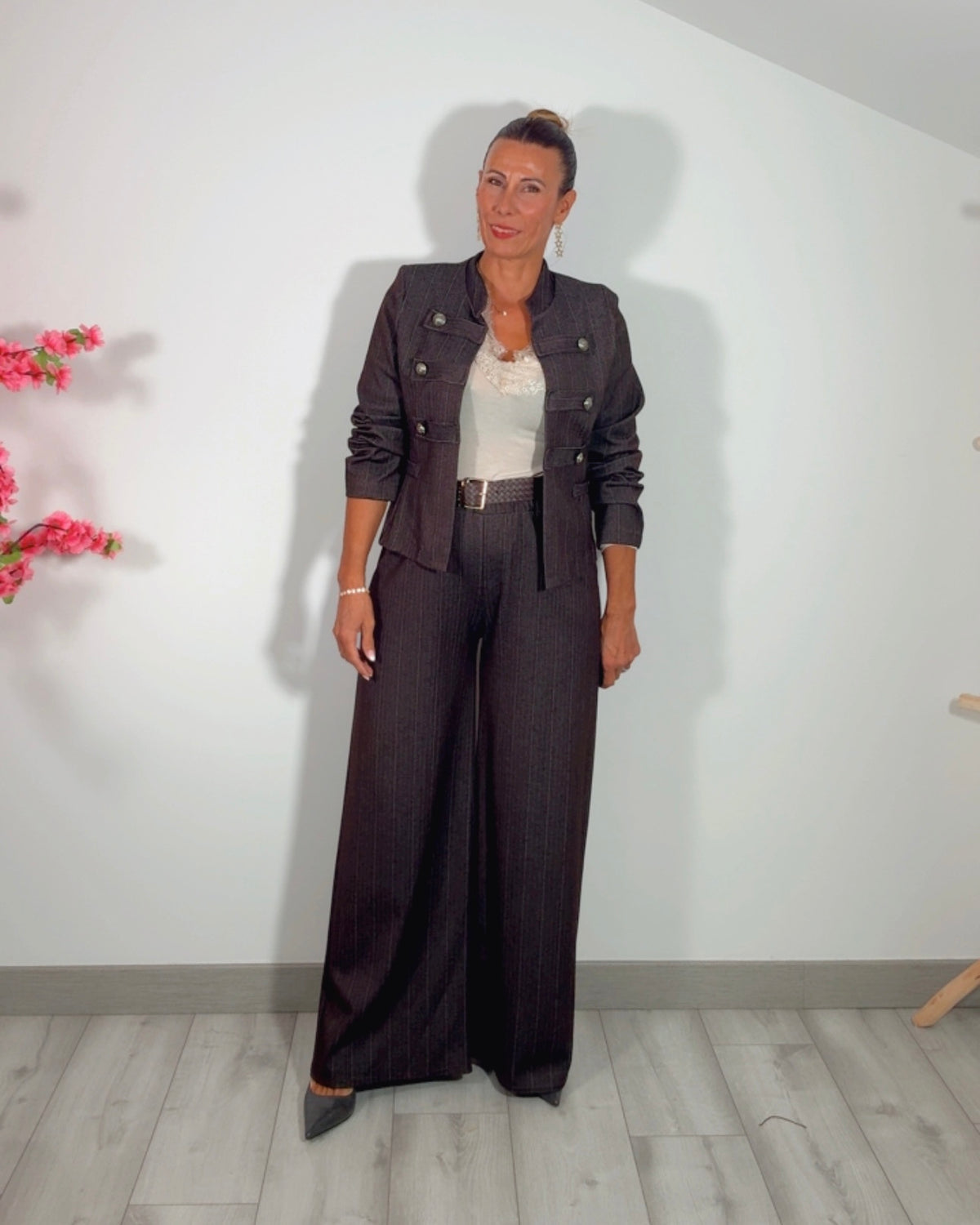 Pantalon Sabrina marron