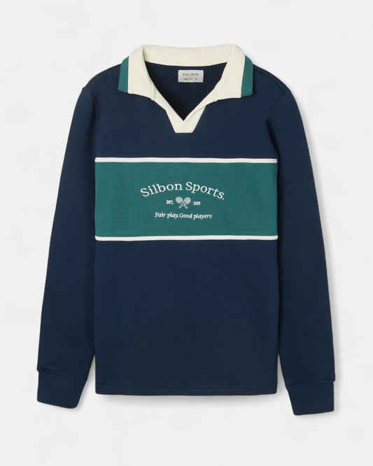 Sudadera Silbon cuello polo