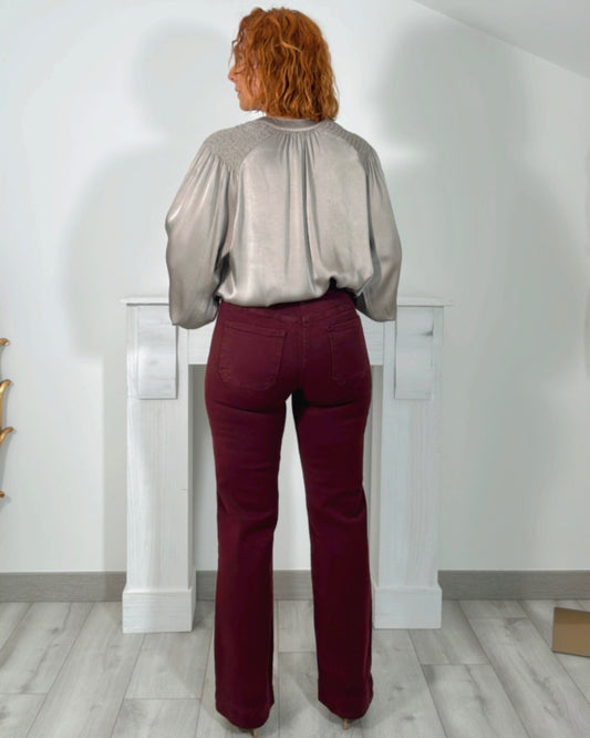 Jeans Burdeos