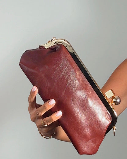 Bolso Silvia burdeos