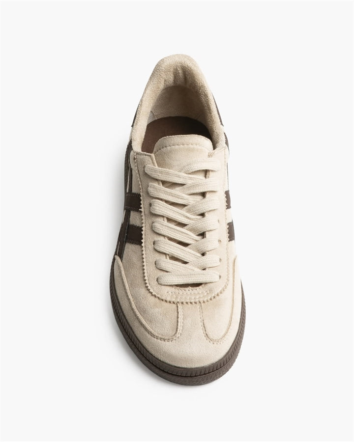Zapatillas retro style beige