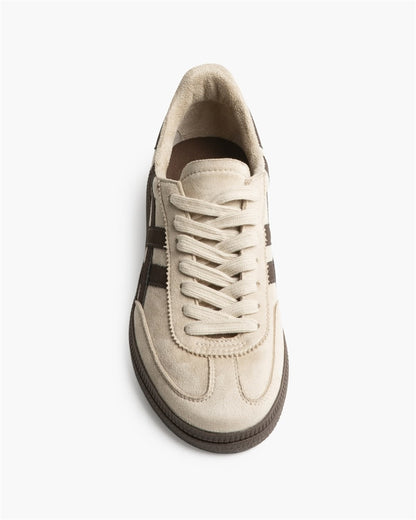 Zapatillas retro style beige