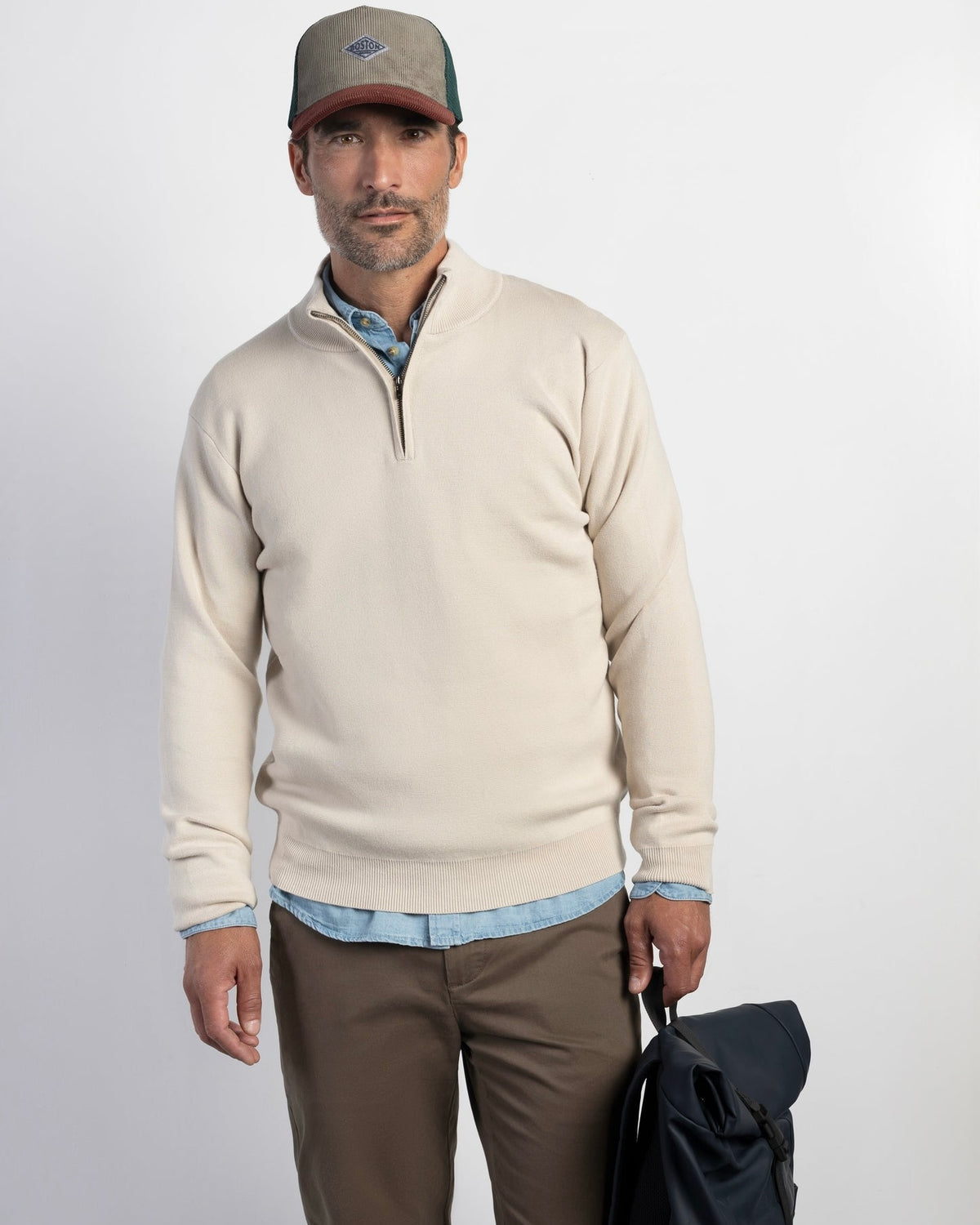 Jersey media cremallera Boston