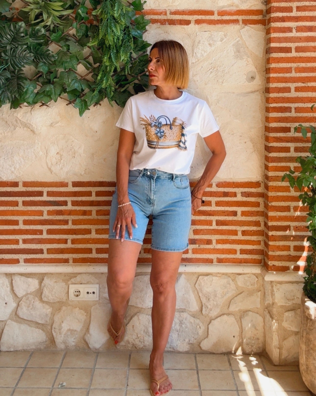 Short denim