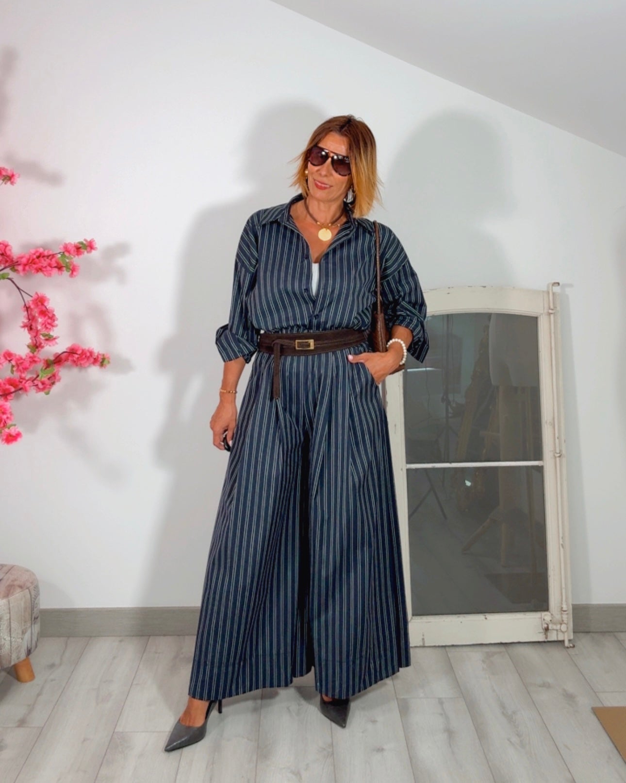 Pantalon rayas Regata