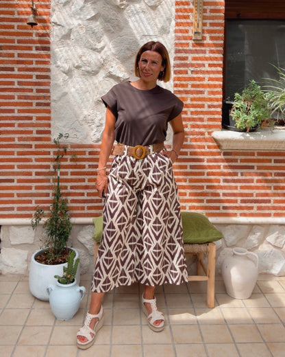 Pantalon Etnico midi