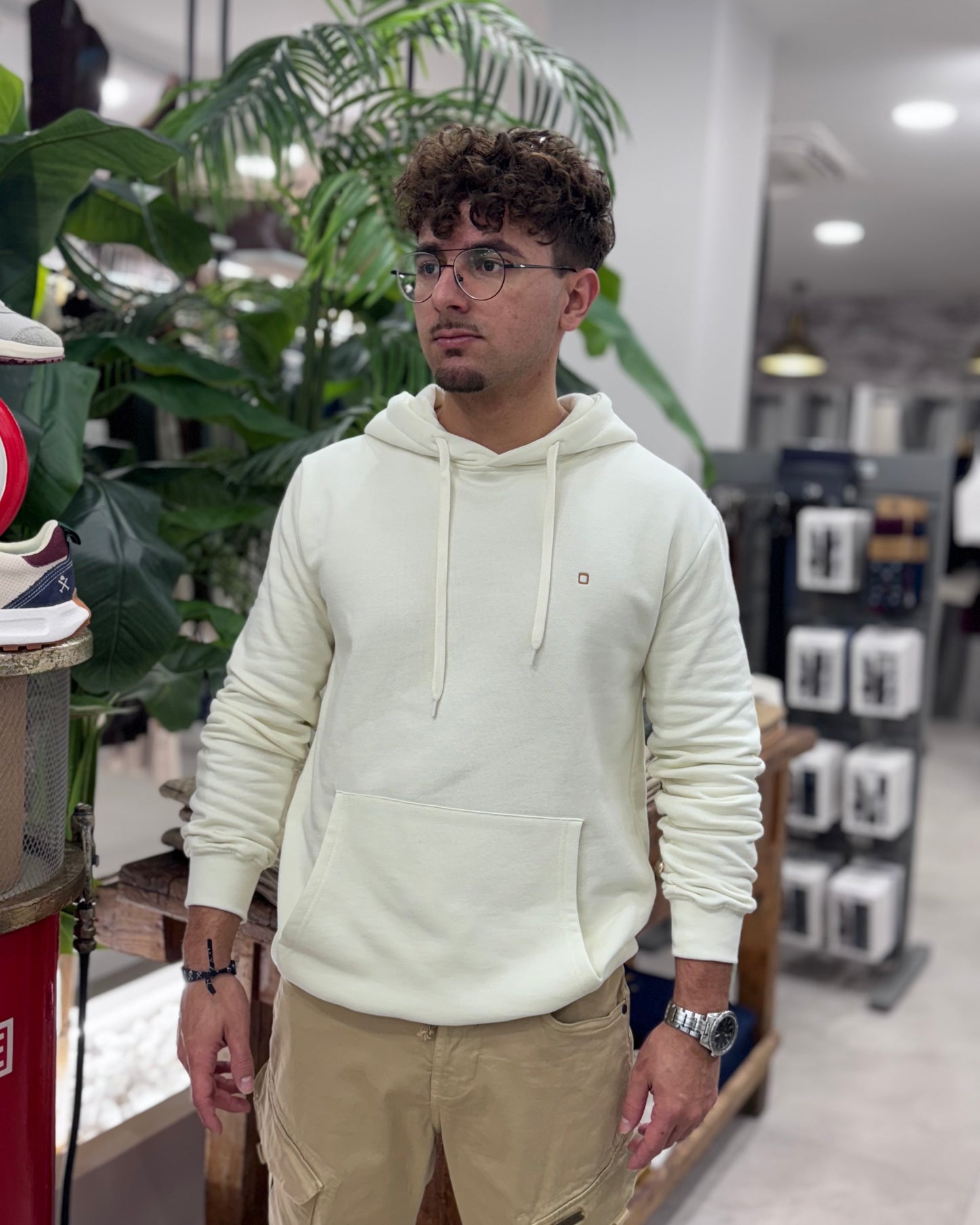 Sudadera con capucha yellow skin