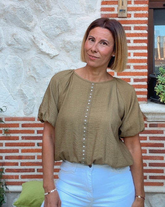 Blusa Shamira pistacho