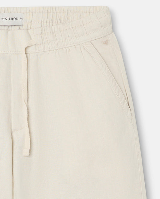 Jogger lino piedra Silbon