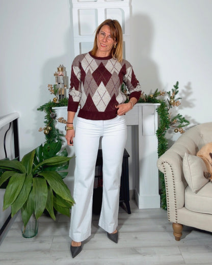 Jeans Barbara blanco