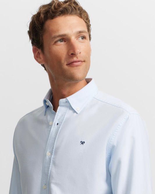 Camisa Sibon oxford celeste