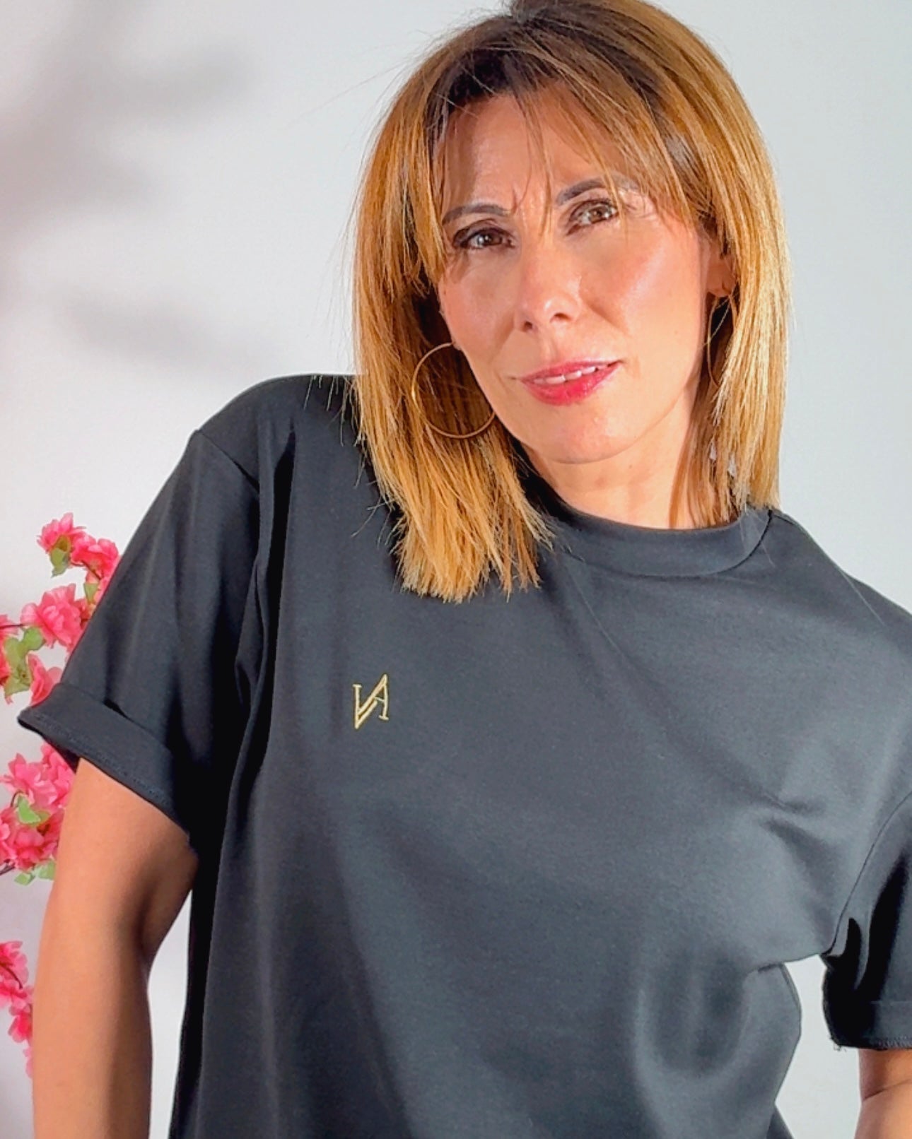 Camiseta oversize By Avore negra