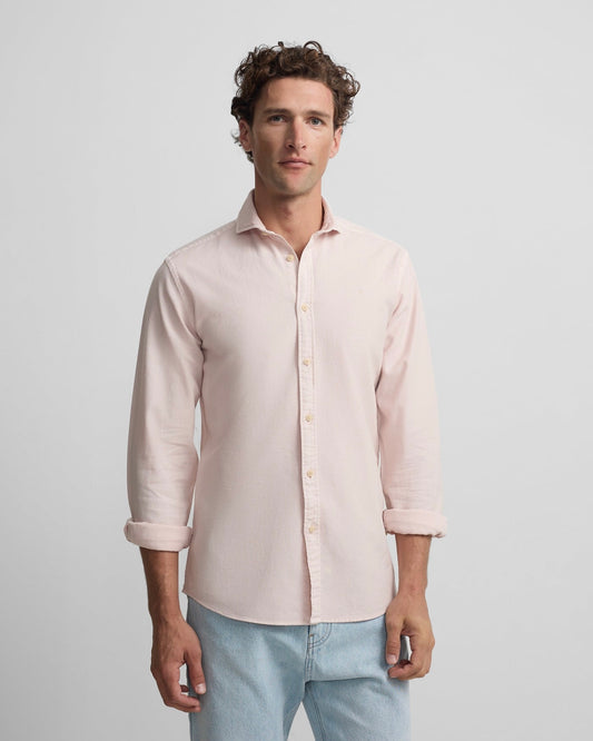 Camisa sport Silbon logo coral