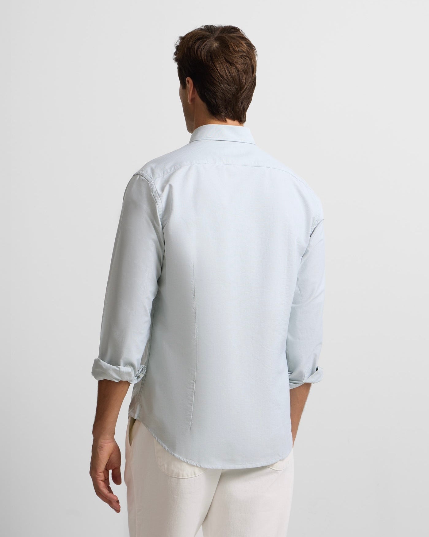 Camisa Oxford verde Silbon