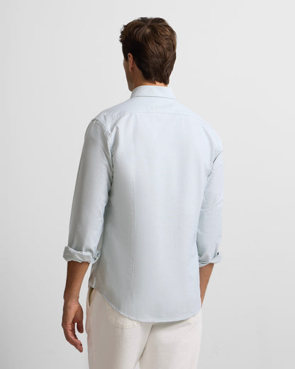 Camisa Oxford verde Silbon