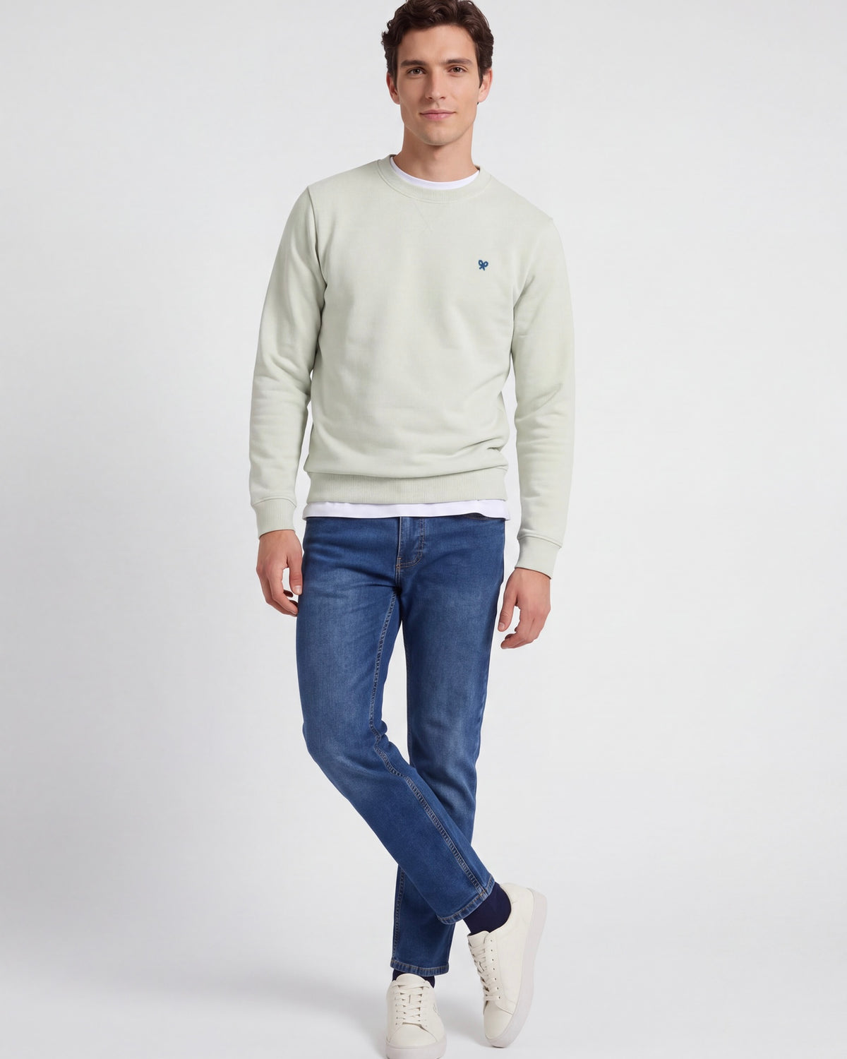 Sudadera Silbon minilogo rizo