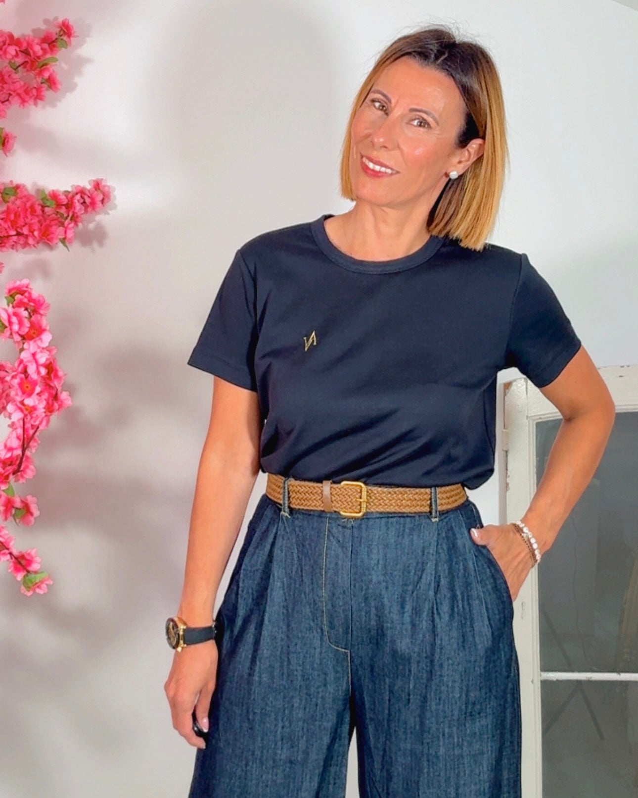 Pantalon Paola con cinturon