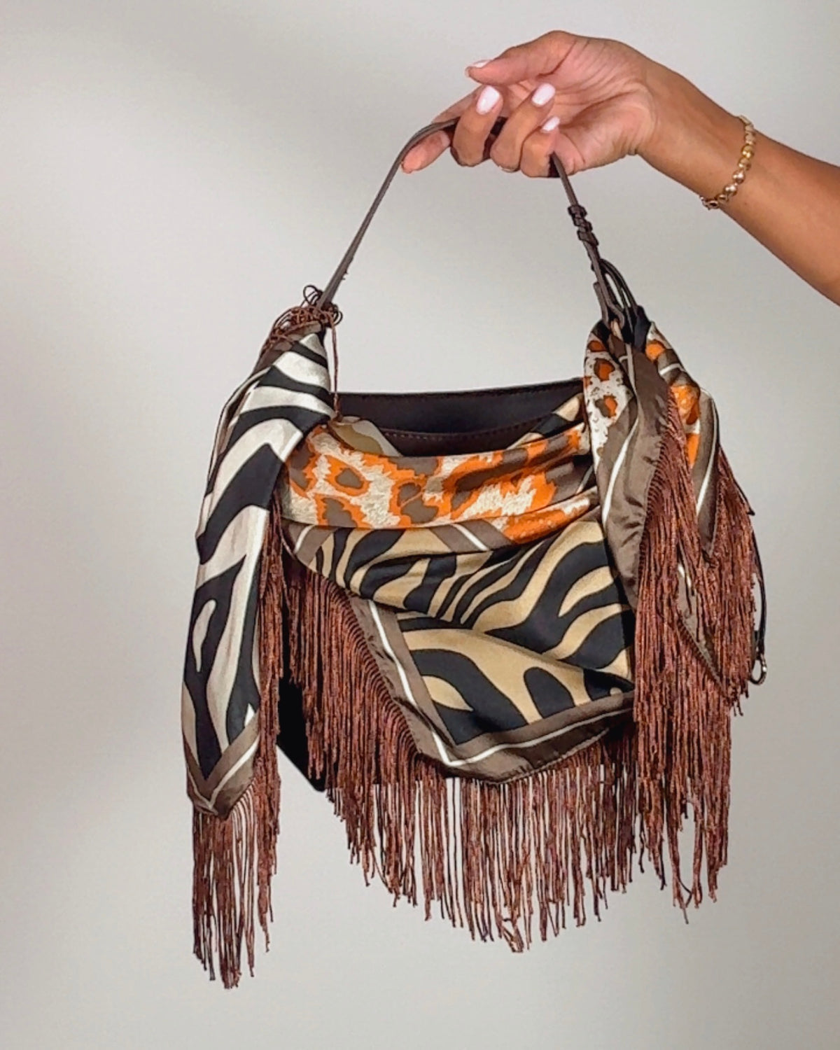 Pañuelo Sabana flecos
