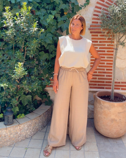 Pantalon Tatiana camel