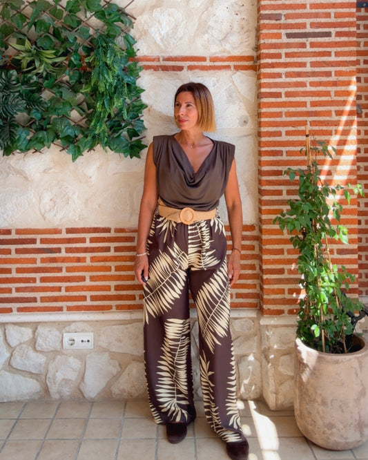 Pantalon ramas lemon
