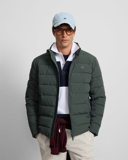 Abrigo Silbon acolchado verde
