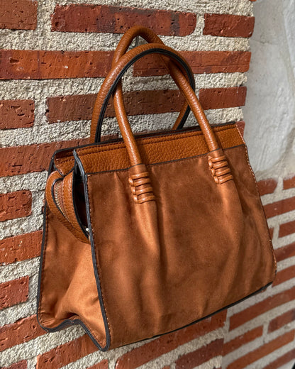 Bolso antelina camel