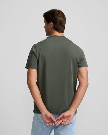Camiseta Silbon Patch Khaki