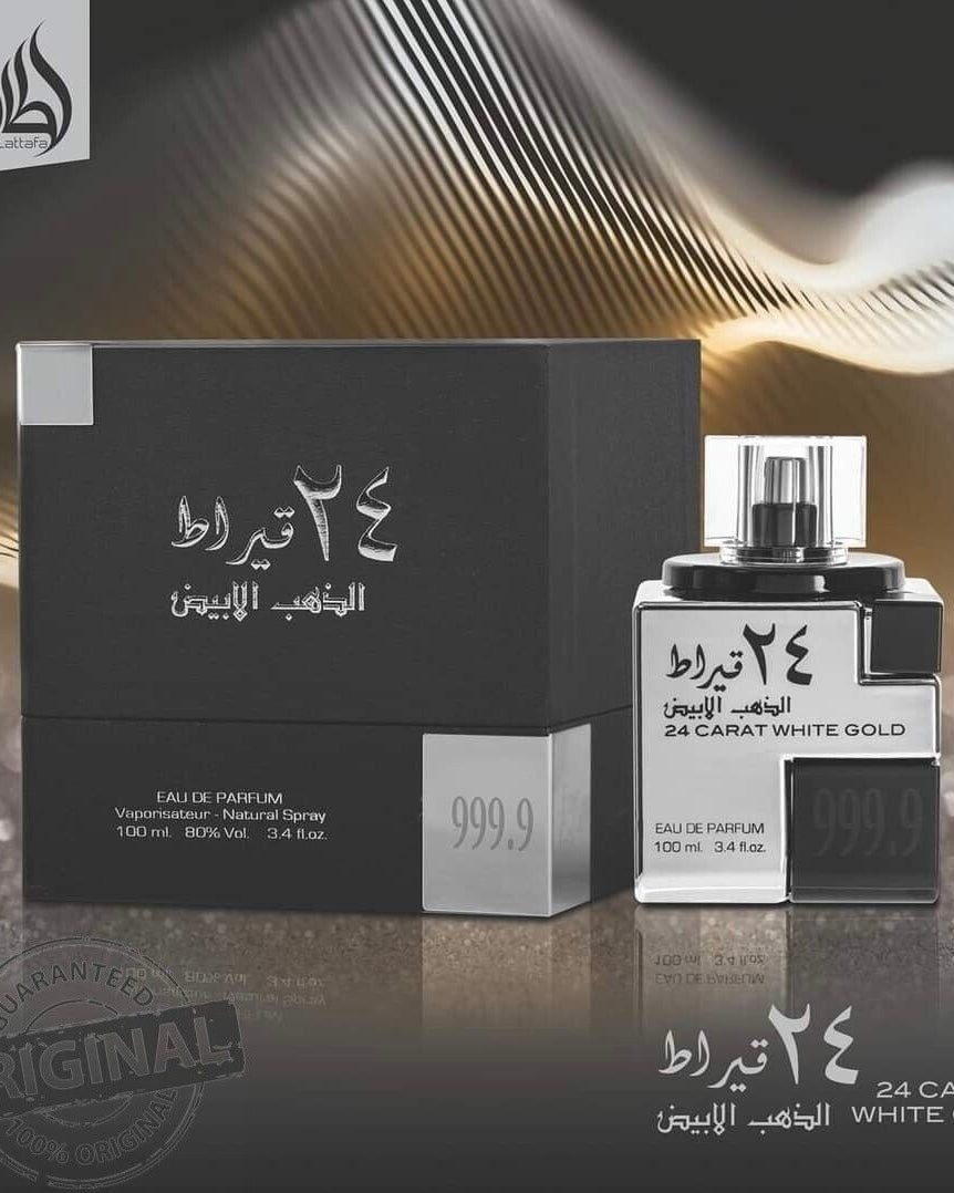 Perfume 24 Carat White Gold