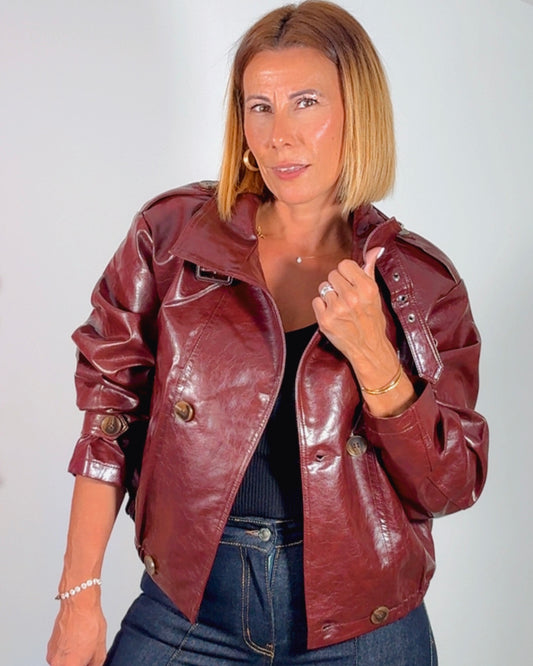 Bomber Riana burdeos