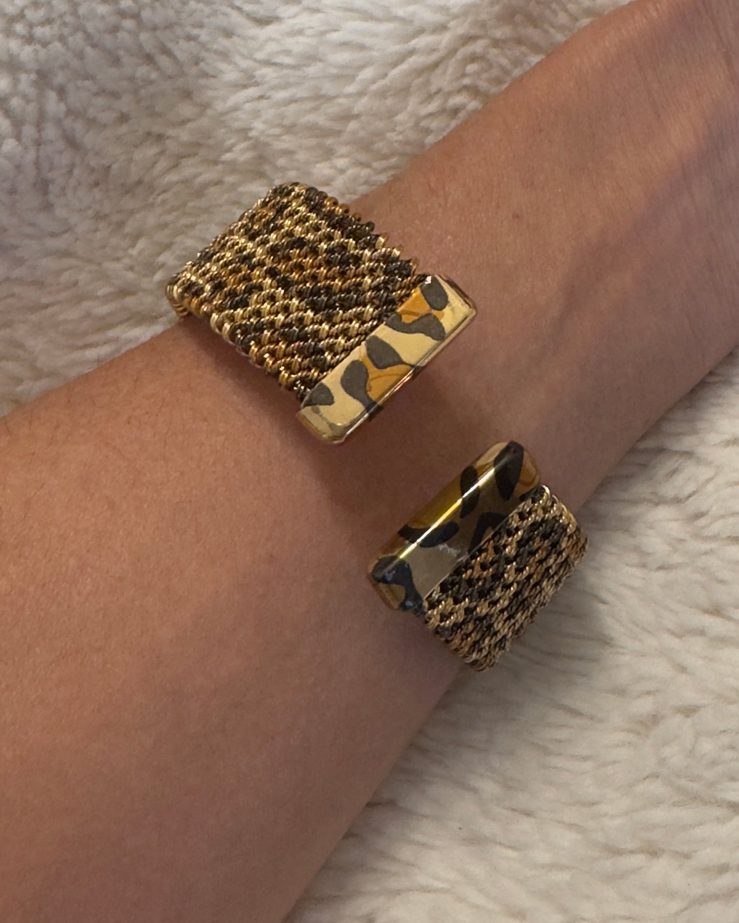 Brazalete print acero