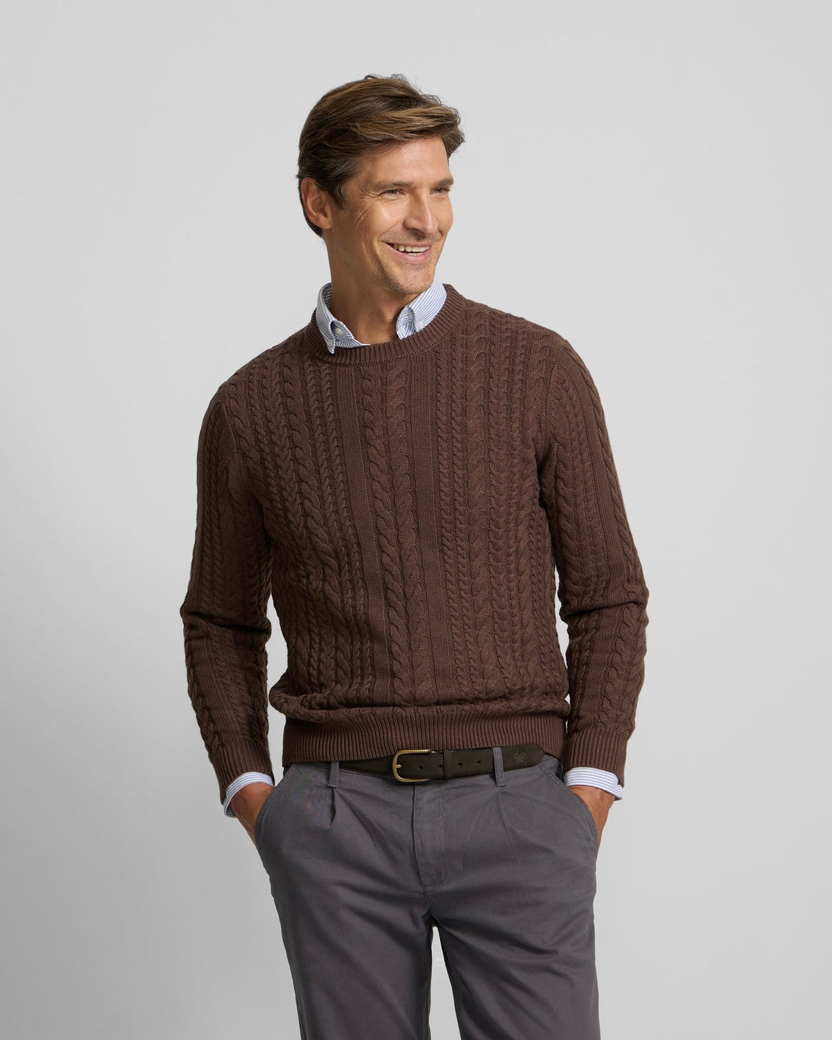 Jersey Silbon ochos marron