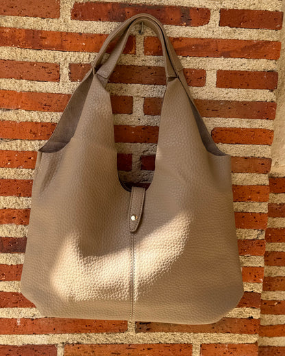 Bolso beige doble