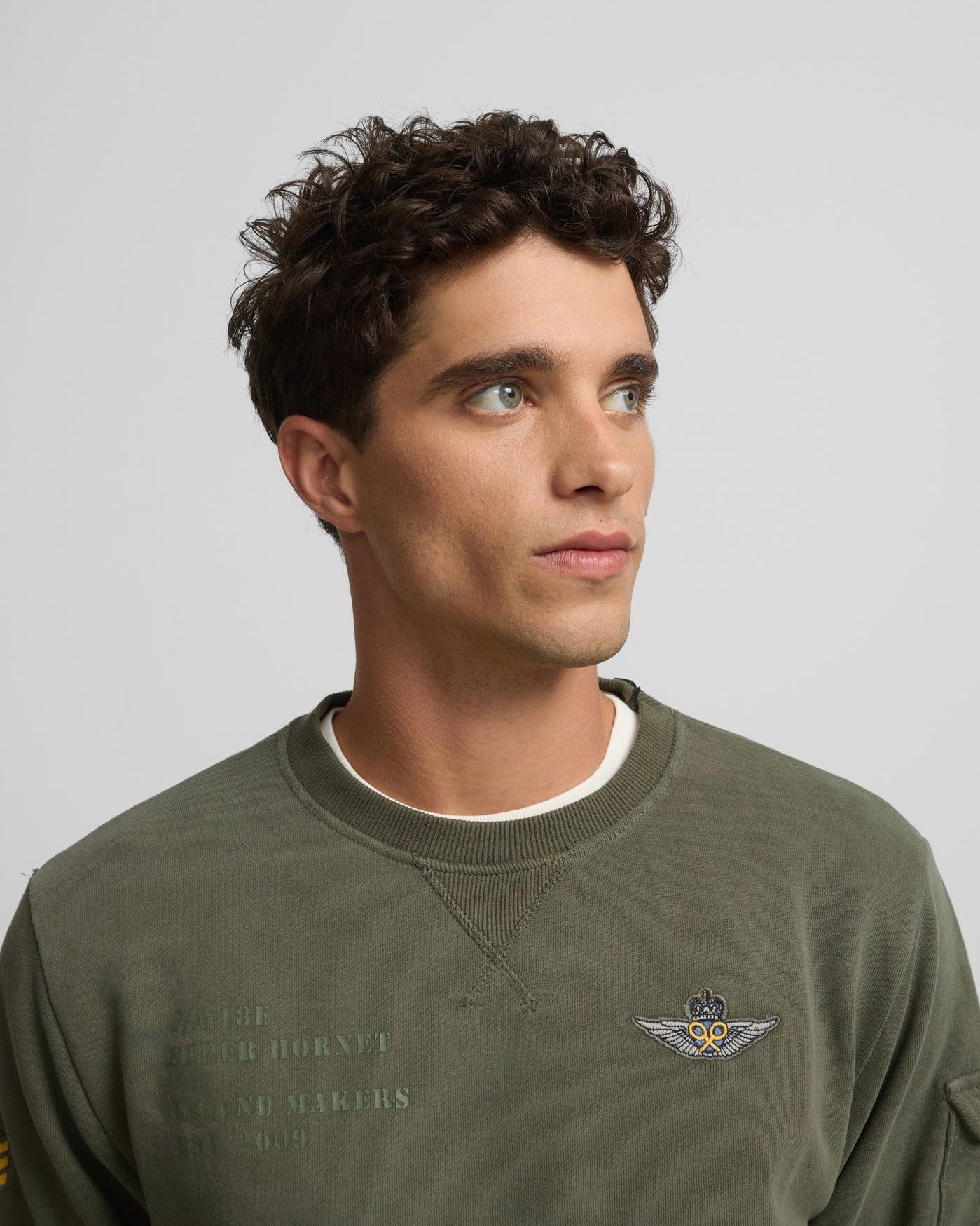 Sudadera Silbon parches military