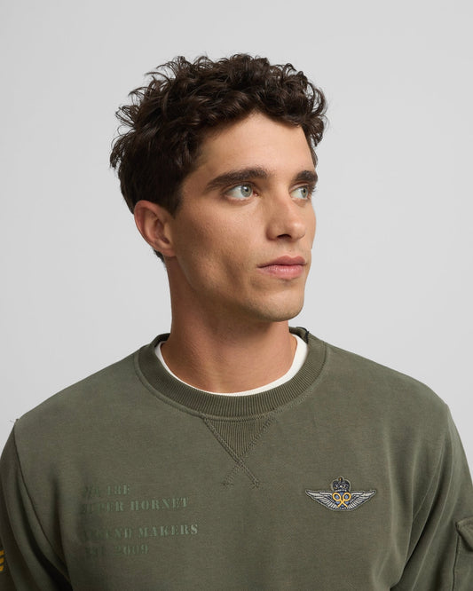 Sudadera Silbon parches military