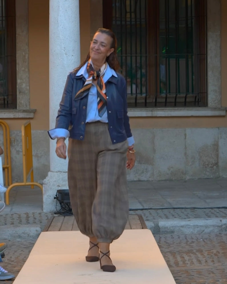 Pantalon bombacho Principe de Gales