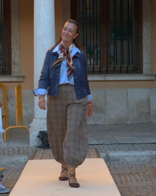 Pantalon bombacho Principe de Gales