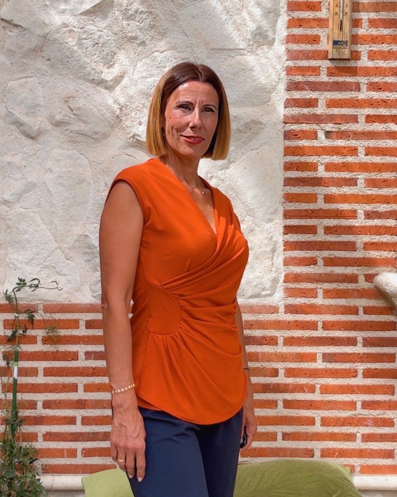 Camiseta cruzada Leti