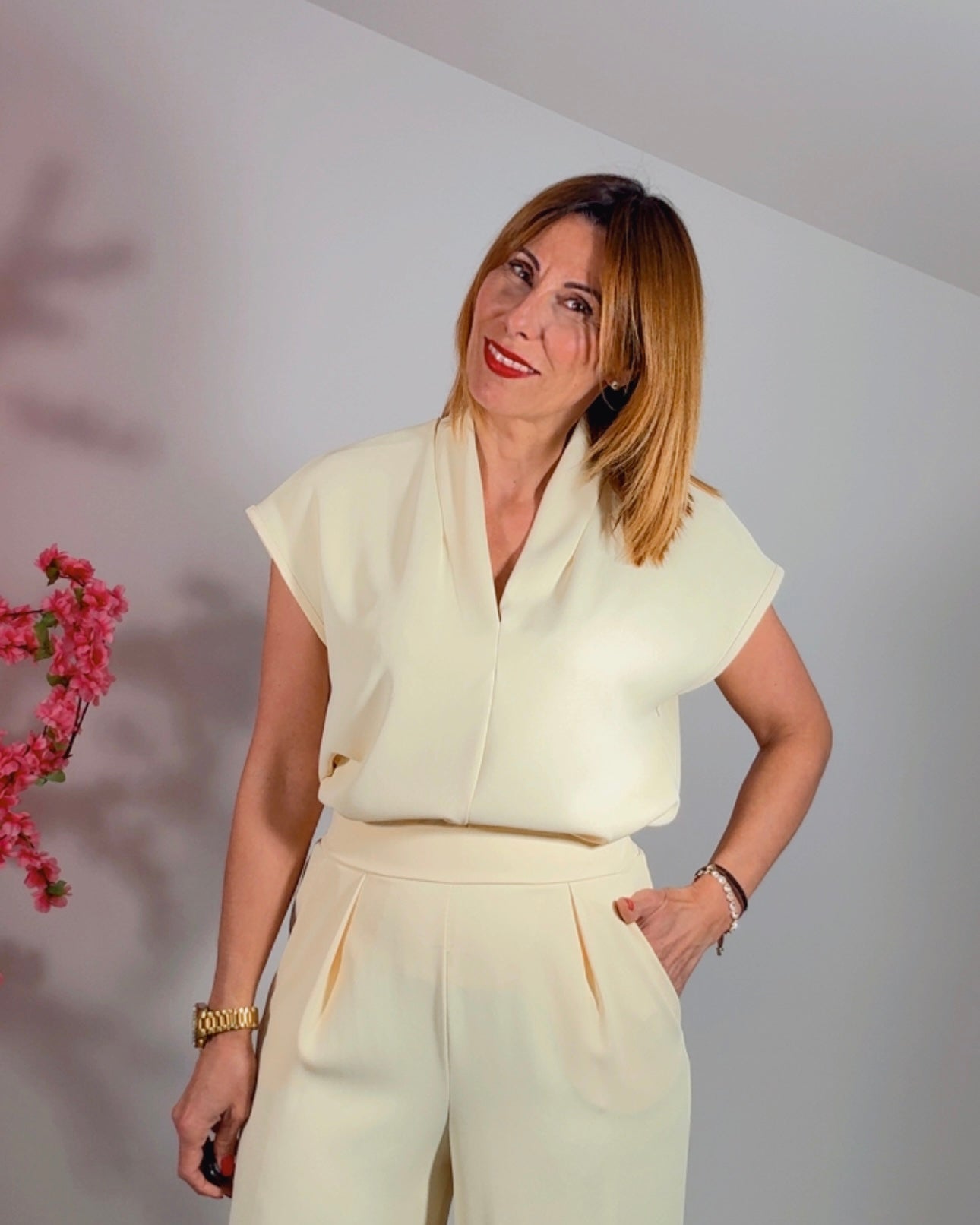 Blusa Geria amarilla