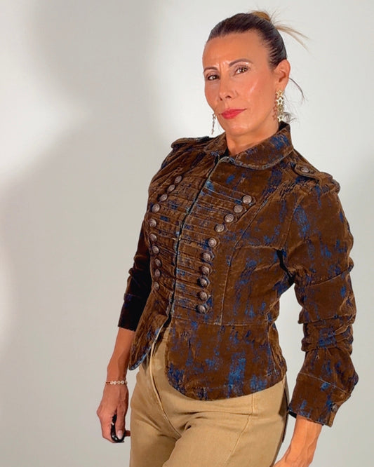 Chaqueta boho rock